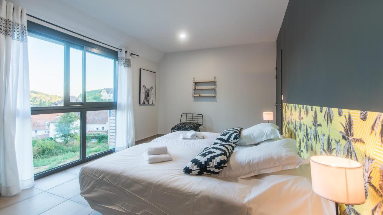 Apartamento Plein Soleil avec Jacuzzi Privatif et parking privé Sarlat Exterior foto