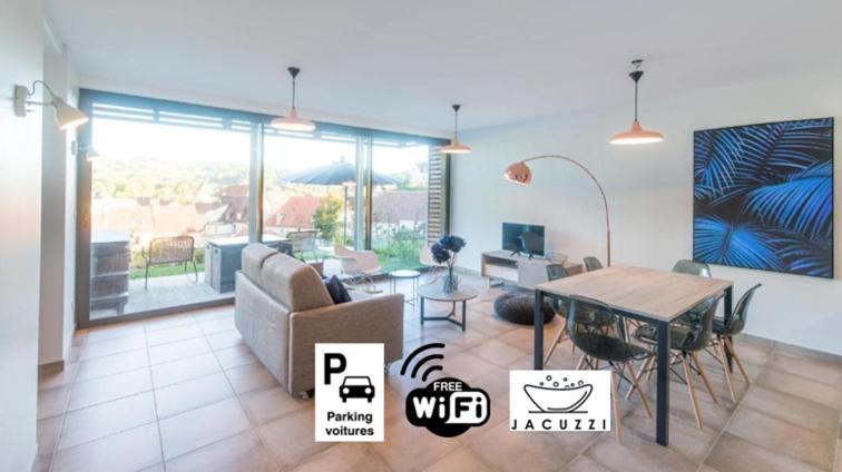 Apartamento Plein Soleil avec Jacuzzi Privatif et parking privé Sarlat Exterior foto